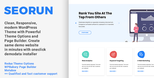 23327907 00 Main Preview Seorun Wordpress Theme. Large Preview