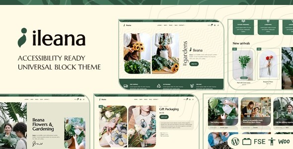 51973200 01 Ileana Wordpress Theme Preview. Large Preview