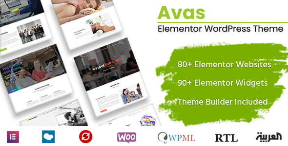 Avas – Elementor MultiPurpose WordPress Theme Nulled