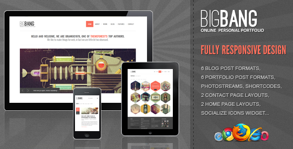 Bigbang – Responsive WordPress Theme Nulled