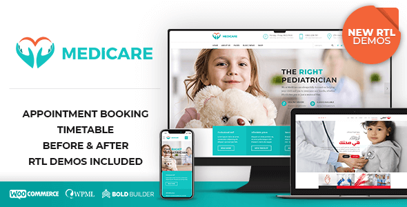 Medicare – Doctor, Medical & Healthcare WordPress Theme Nulled