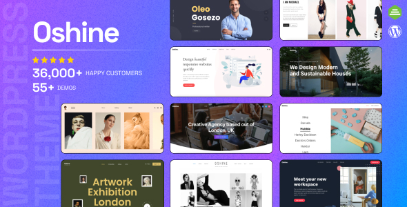 Oshine – Multipurpose Creative WordPress Theme