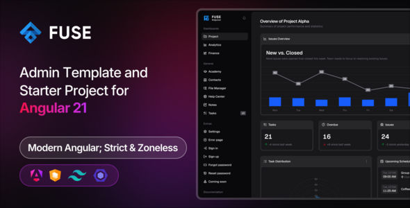 Fuse – Angular Admin Template