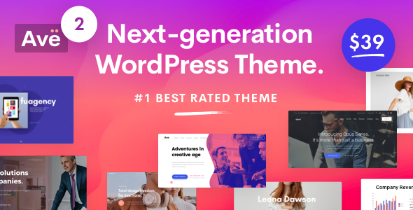 Ave – Responsive Multi-Purpose WordPress Theme Nulled
