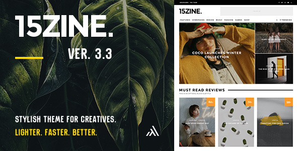 15Zine | Magazine Newspaper Blog News WordPress Theme Nulled