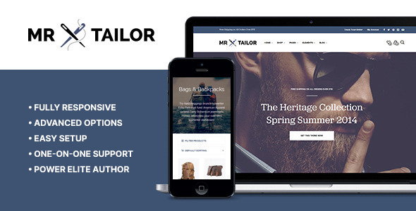 Mr. Tailor – eCommerce WordPress Theme for WooCommerce Nulled