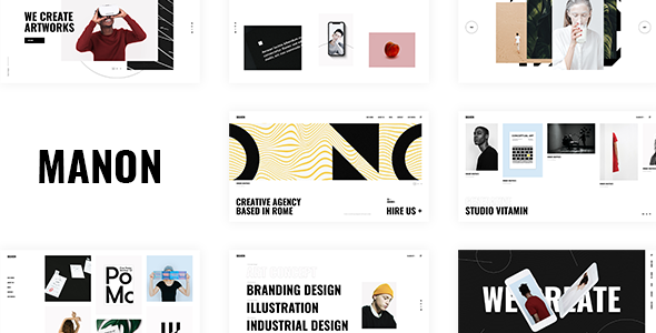 Manon – Portfolio & Agency WordPress Theme