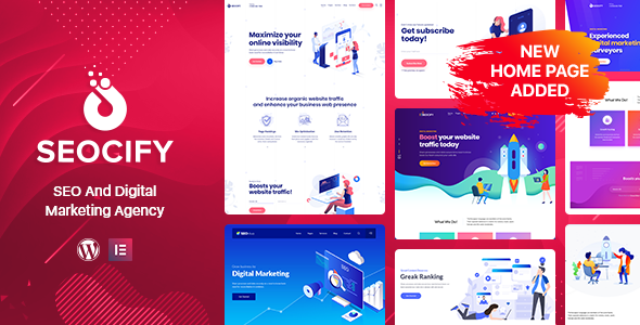 SEO Digital Marketing Agency WordPress Theme – Seocify Nulled