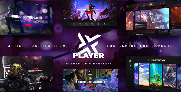 PlayerX – Gaming and eSports WordPress Theme Nulled