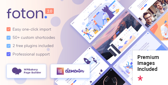 Foton – Software and App Landing Page WordPress Theme