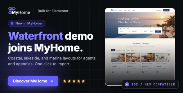 MyHome – Real Estate WordPress Theme
