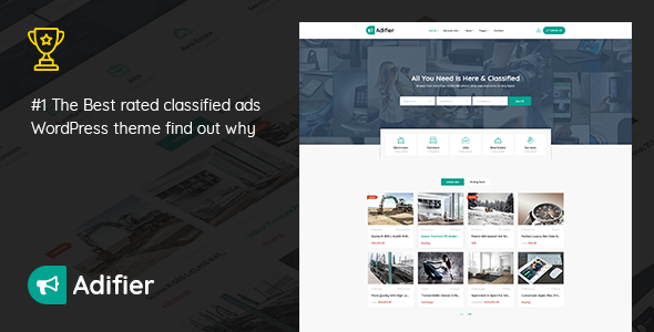Adifier – Classified Ads WordPress Theme Nulled