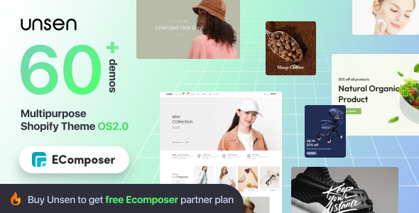 Unsen – Multipurpose Shopify Theme OS2.0
