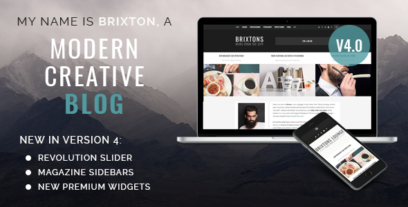 Brixton – A Responsive WordPress Blog Theme Nulled