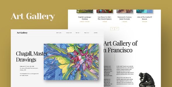 Arte | Gallery & Museum WordPress Theme