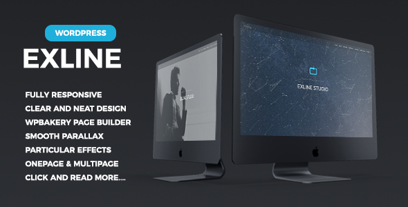One Page Elementor WordPress Theme | Exline