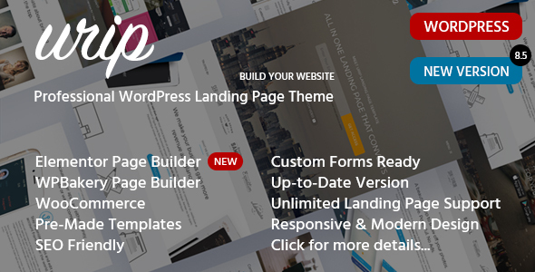 Urip – Professional Elementor Marketing WordPress Landing Page