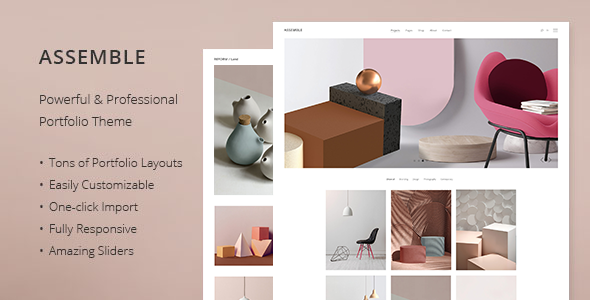Assemble – Portfolio WordPress Theme