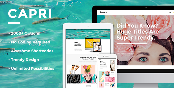 Capri – Creative Portfolio WordPress Theme