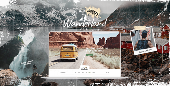 Wanderland – Travel Blog WordPress Theme