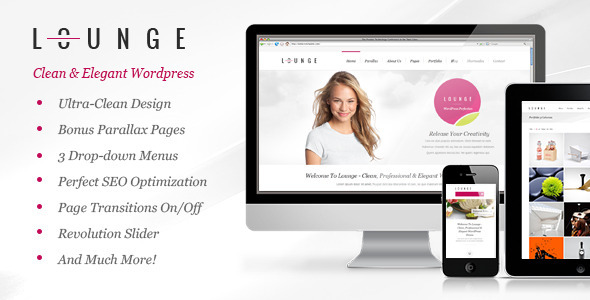 Lounge – Clean Elegant WordPress Theme Nulled
