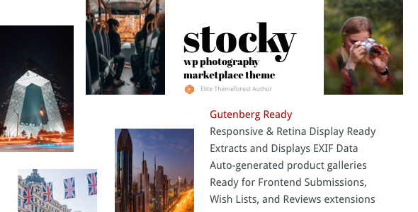 Stocky – A WordPress Stock Photography Marketplace Theme