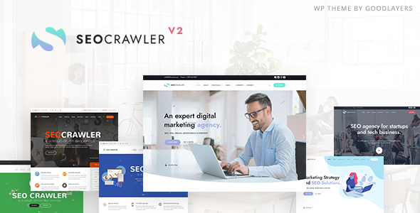 SEOCrawler – SEO & Marketing Agency WordPress Nulled