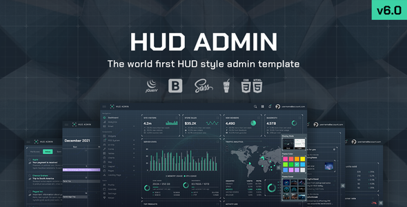 HUD – Bootstrap 5 Admin Template