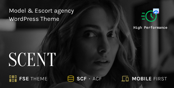 Scent – Model Agency WordPress Theme
