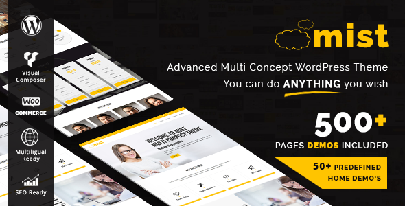 Mist – Advanced Multi-Concept WordPress Theme