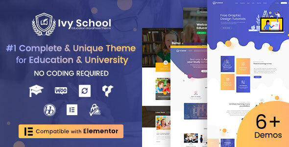 IvyPrep – School & University WordPress Theme