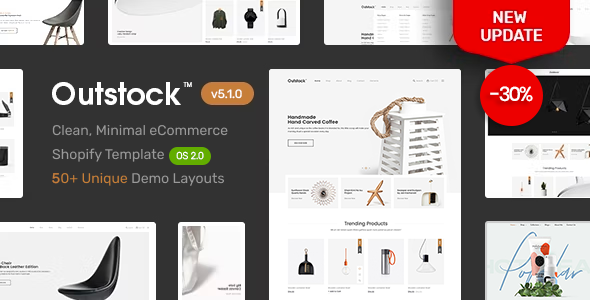 Shopify – Outstock Clean, Minimal Shopify Themes OS 2.0