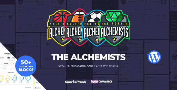 Alchemists - Sports, eSports & Gaming Club and News WordPress Theme — ThemeForest > WordPress > Nonprofit preview