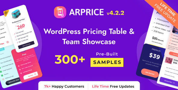 ARPrice Review: Flexible WordPress Pricing Tables