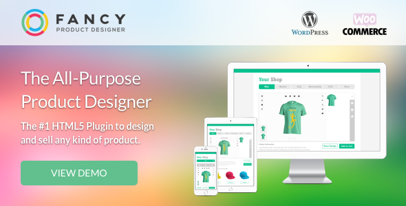 Fancy Product Designer | WooCommerce WordPress — CodeCanyon > WordPress > eCommerce preview