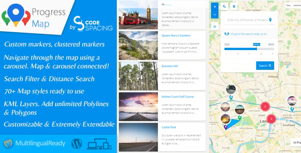 Progress Map WordPress Plugin Review: Best Maps