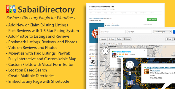 Sabai Directory Review: WordPress Business Listings