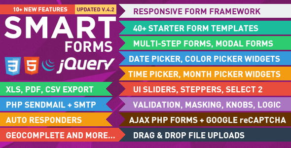 Smart Forms — CodeCanyon > JavaScript > Forms preview