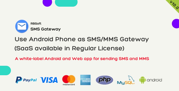SMS Gateway - Use Android Phone as Bulk Messaging Provider (SaaS) — CodeCanyon > PHP Scripts > Miscellaneous preview