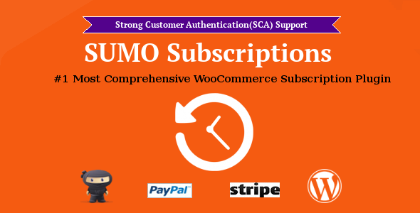 SUMO Subscriptions for WooCommerce — CodeCanyon > WordPress > eCommerce preview
