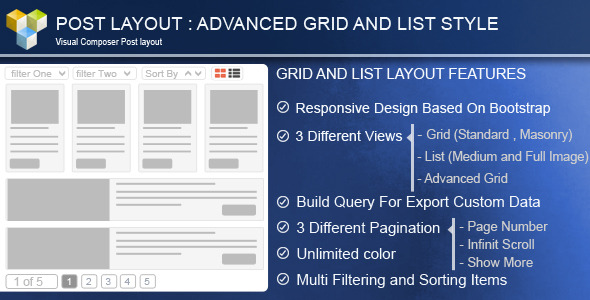 Advance Post Grid/List Review: Filtered VC Posts