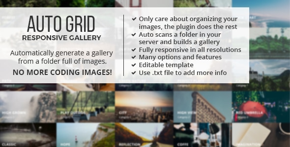 Auto Grid Responsive Gallery Review: Fast Photo Grids