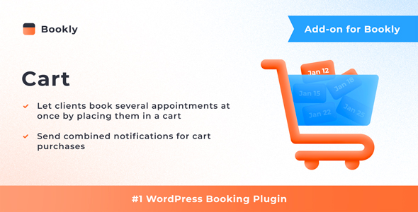 Bookly Cart (Add-on) — CodeCanyon > WordPress > Add-ons preview