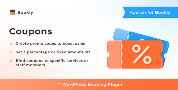 Bookly Coupons (Add-on) Review: Discounts Made Easy