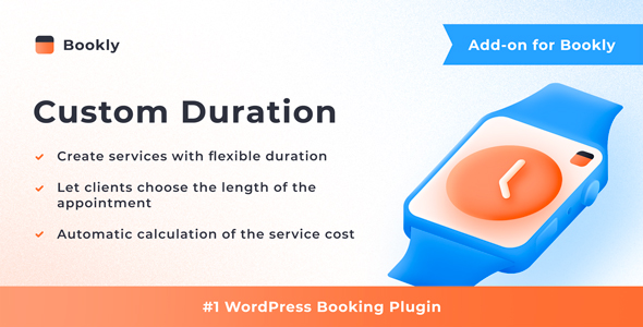 Bookly Custom Duration Review: Flexible Booking Times