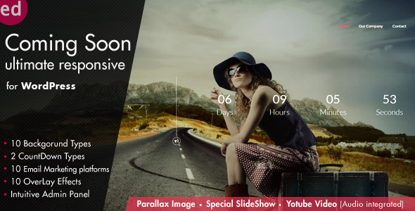Coming Soon CountDown Responsive WordPress Plugin Review