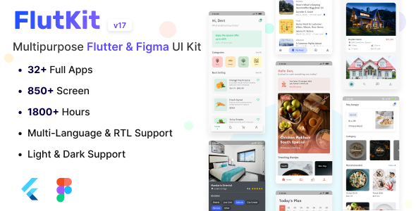 FlutKit Review: Flutter & Figma UI Kit