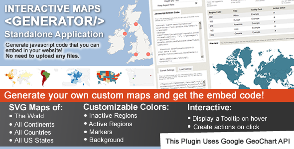 Interactive Maps Generator — CodeCanyon > JavaScript > Media preview
