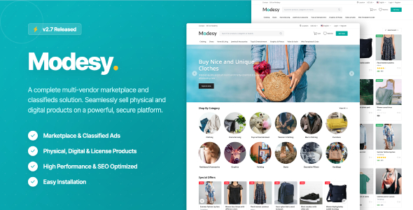 Modesy Review: E-commerce & Marketplace Script