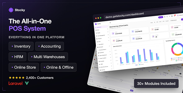 Stocky POS – ERP, Inventory Management, Point of S